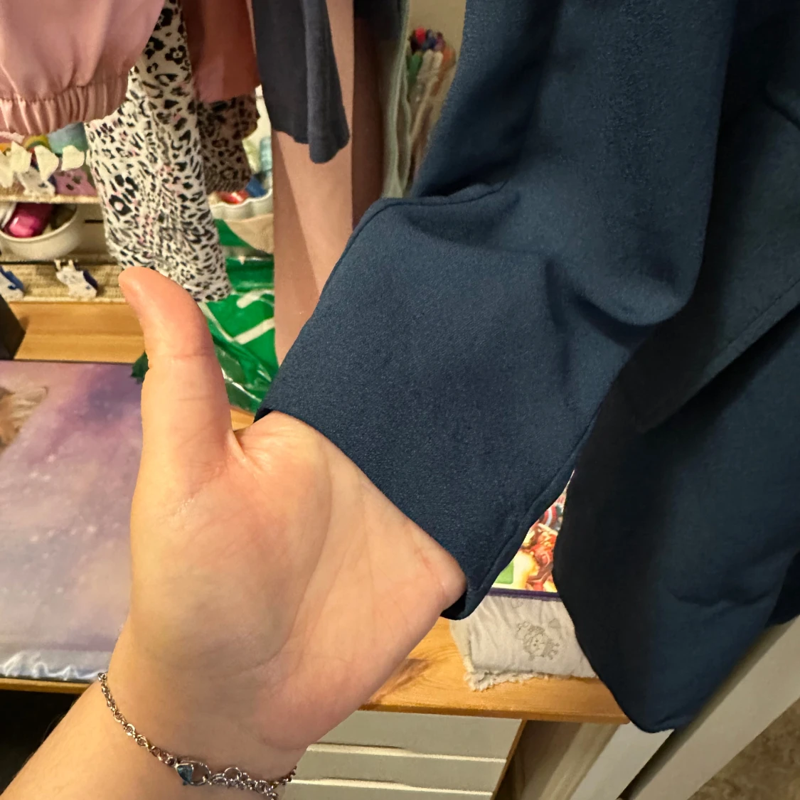 Mörkblå kofta  från BikBok XS - 3