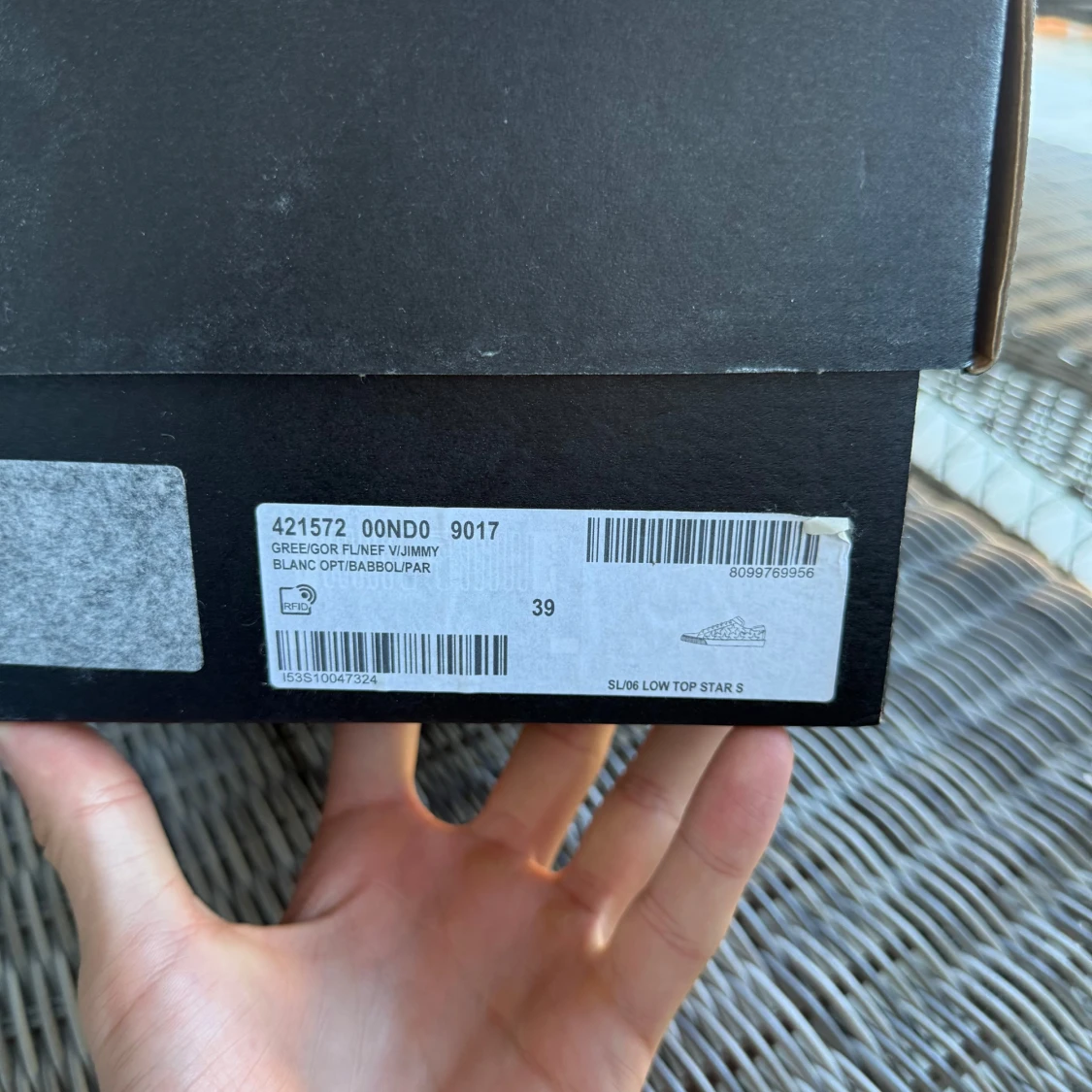 Saint Laurent vita sneakers med stjärnor - 4