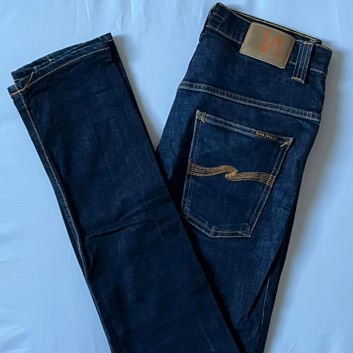 Mörkblå Nudie Jeans, W32 L34