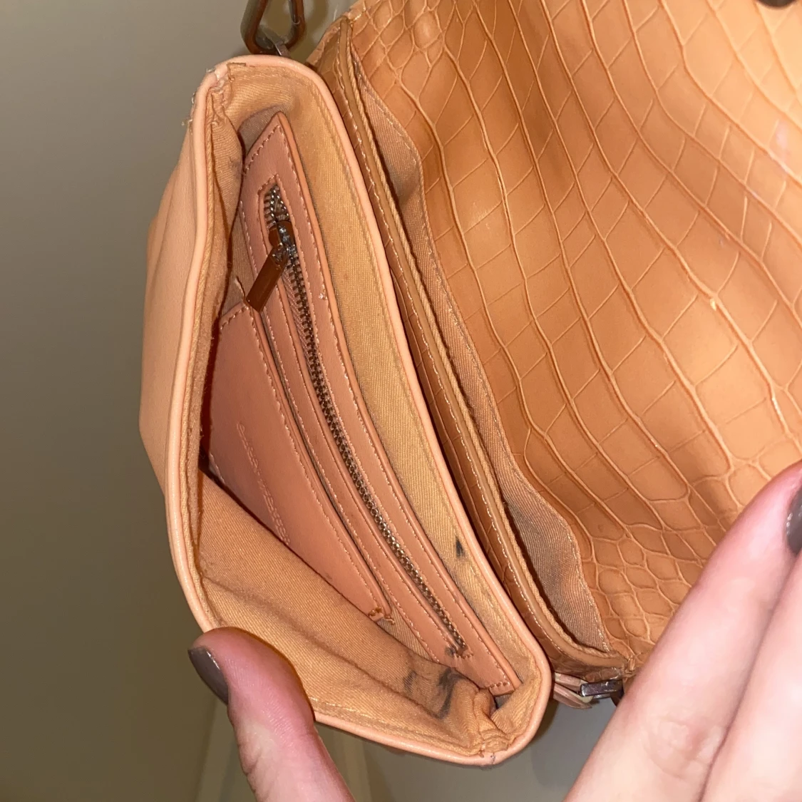 Orange axelväska  - 4