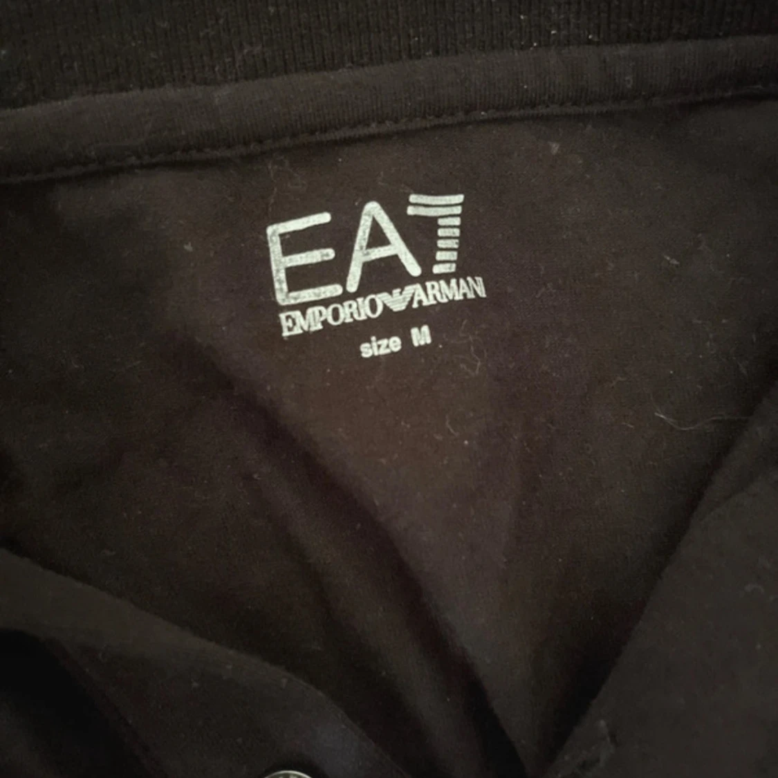 Svart EA7 Emporio Armani pikétröja M - 1