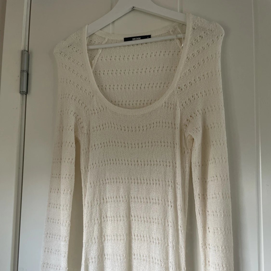 Virkad långklänning 