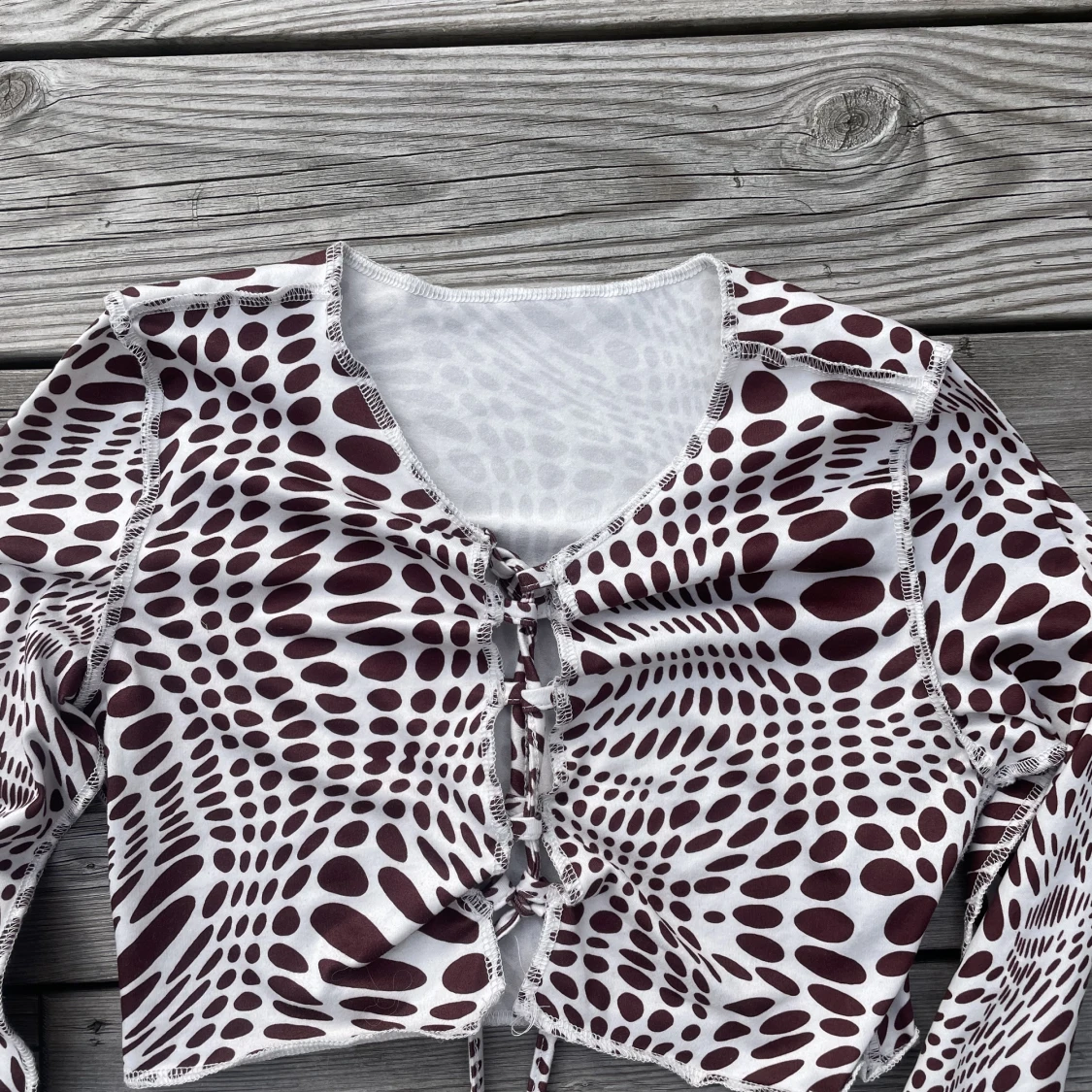 Brun och vit topp! - 90