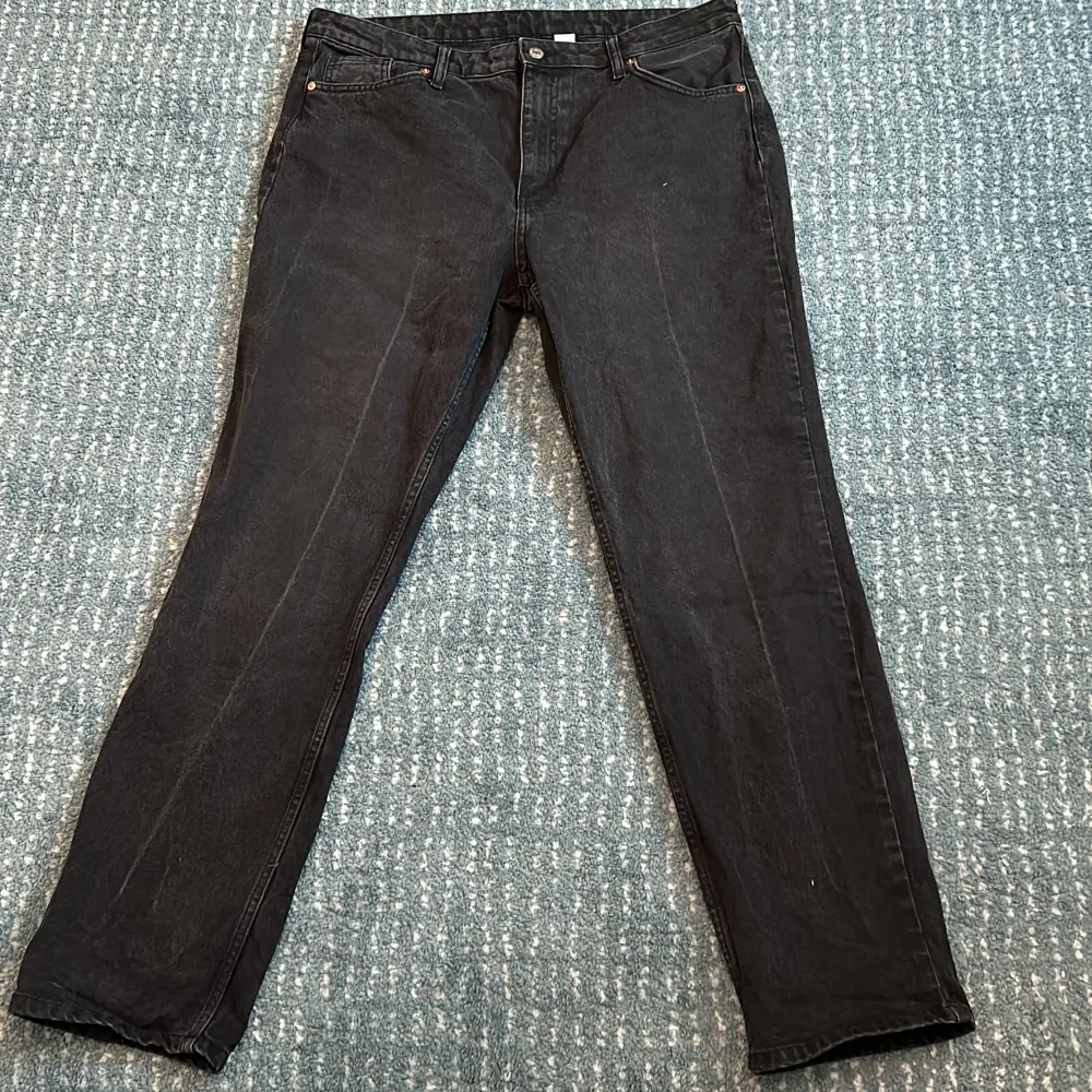 Vintage straight jeans, storlek 48 och högmidjade. I nyskick!. Jeans & Byxor.