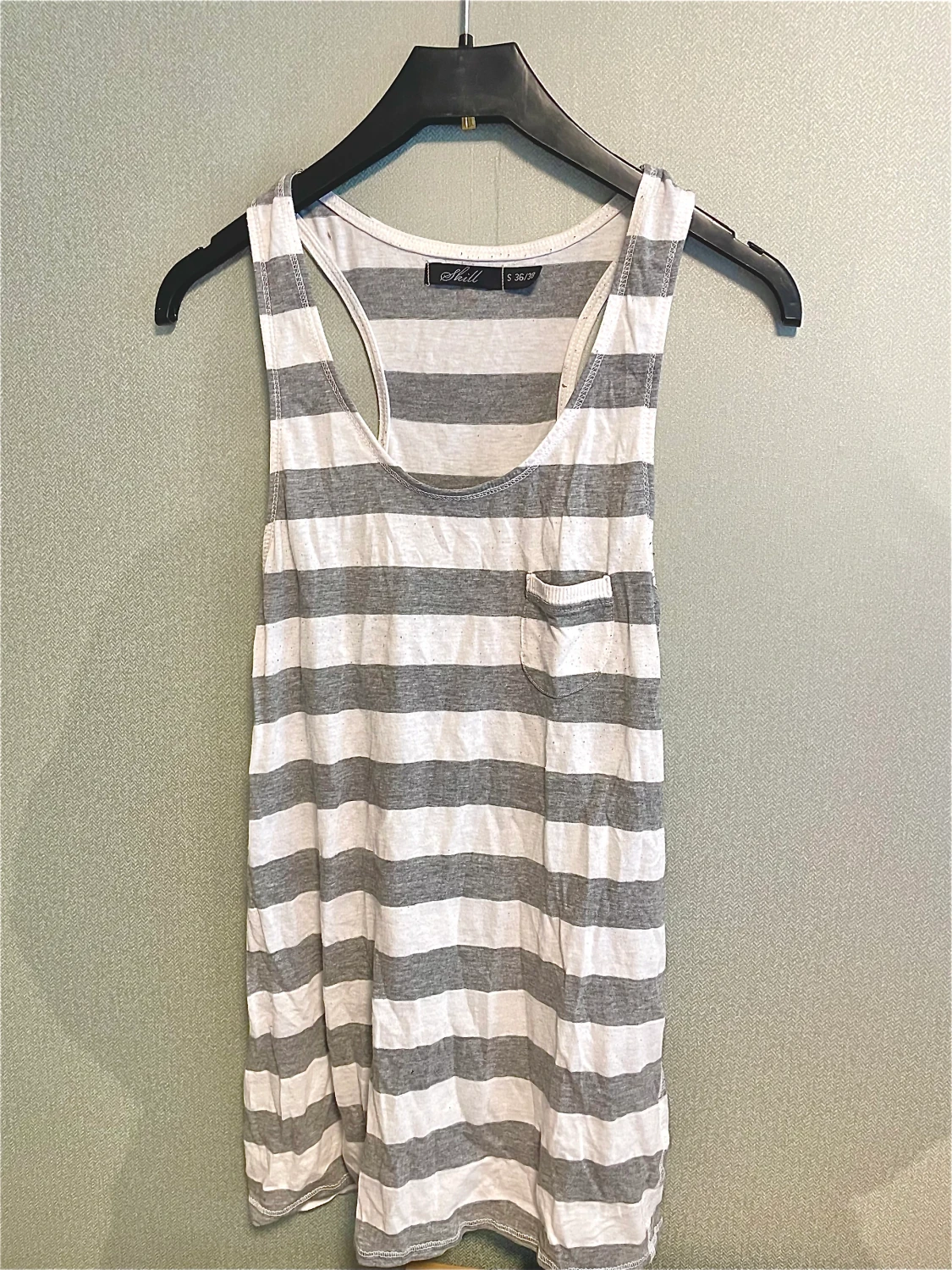 Basic linne, randigt - 90