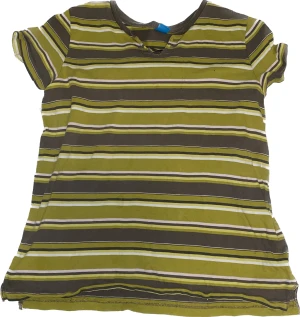 Grön randig tröja - Köpte denna på en second hand i Danmark därav inte säker på hur gammal den är, jag köpte den för ett år sen. Märket är H2O, storlek XL tycker dock att den är mer som en M-L