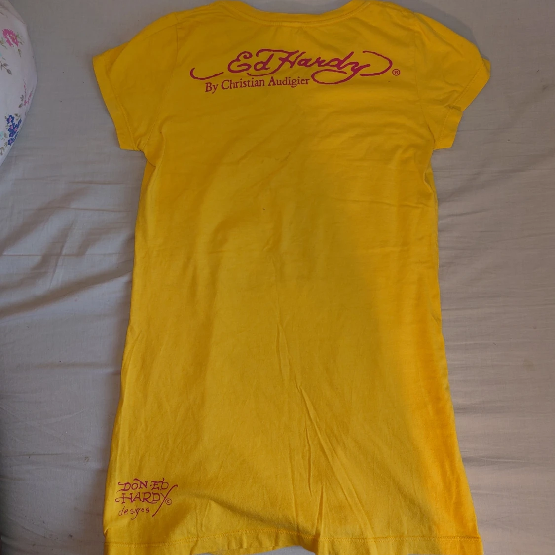 Gul Ed Hardy tröja - 91