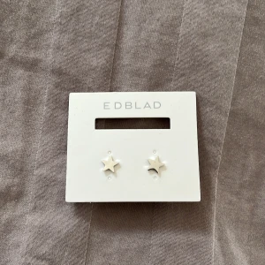 Edblad örhängen  - Silvriga edblads örhängen, sirius studs steel, aldrig använt och fick dom i födelsedagspresent i april men är tyvärr ingen silvertjej och gillade inte formen osv. Så gott som nya!