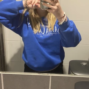 Blå tröja - Säljer denna fina blåa tröja från Gina tricot💗 Använd typ 3 gånger 