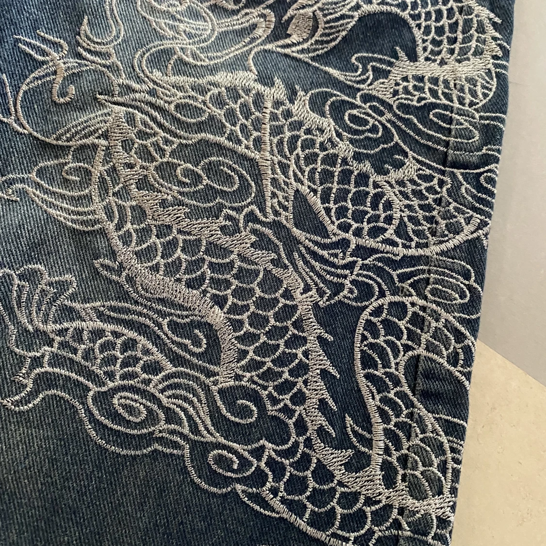 Broderade Jeans - 90