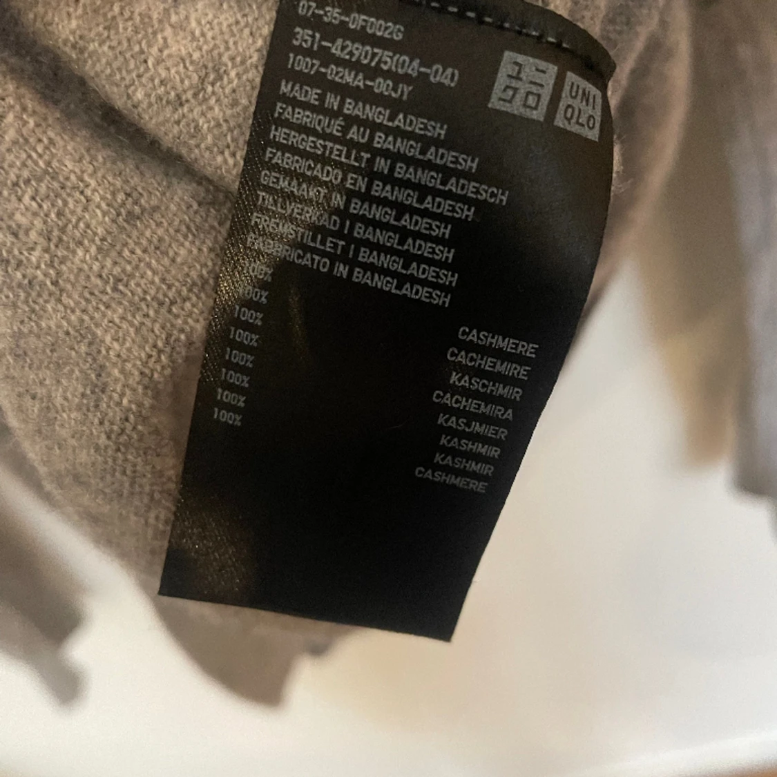 Kashmir Tröja / Sweater - Uniqlo - 91