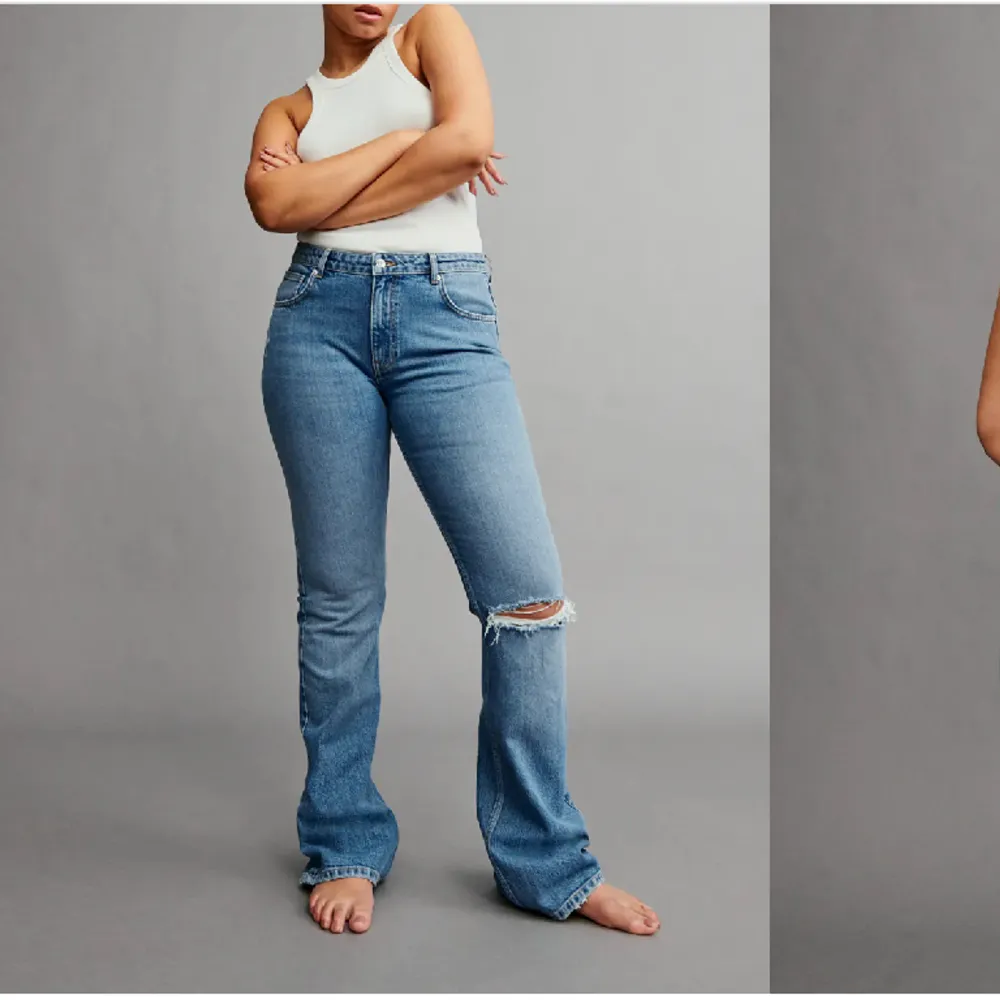 Jätte fina jeans från Gina Tricot, fint skick!  Hör av dig om du vill veta något eller ha en bättre bild💞. Jeans & Byxor.