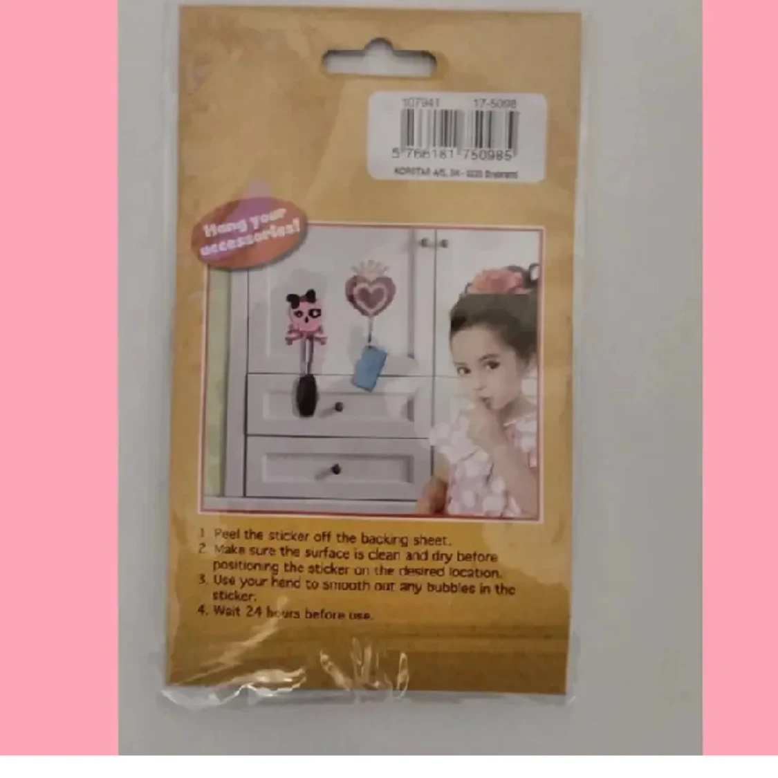 Söt väggkrok 🧁💗 - 91