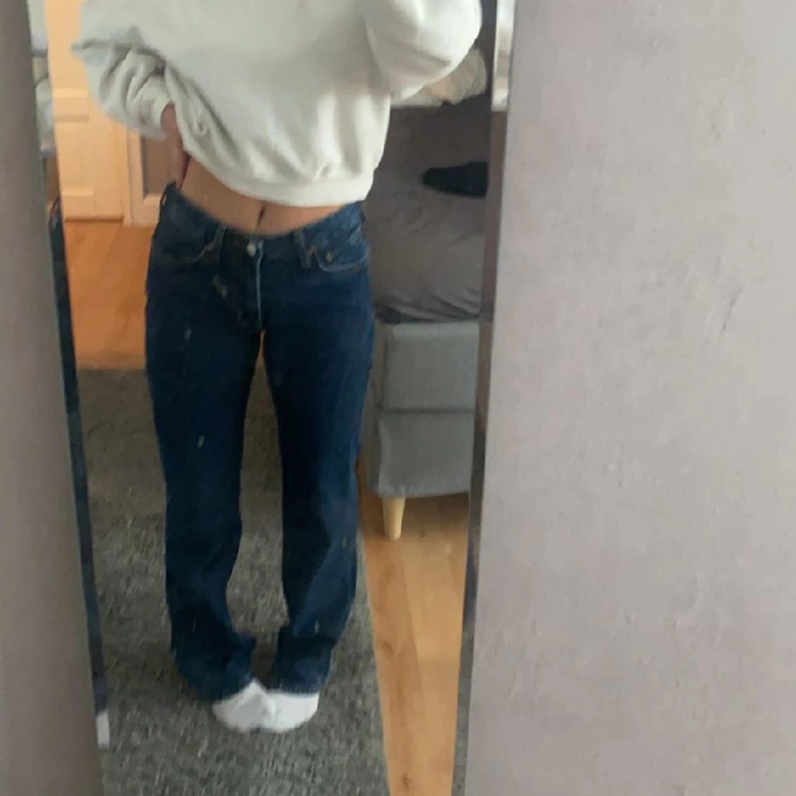 Lågmidjade jeans 💙