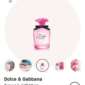 Dole&Gabbana parfym - Ca 45% kvar av parfymen. Nypris 895kr. Toppnoter: passionsfrukt accord. Bergamot, citron. Basnot: Vanilj, Mysk, sandelträ. 50 ml. Köpt ny parfym så denna kommer ej till användning 