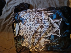 Blå affliction t shirt - Blå t shirt