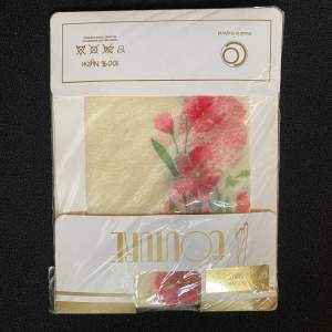 vintage nylon floral petunia print design hosiery collection