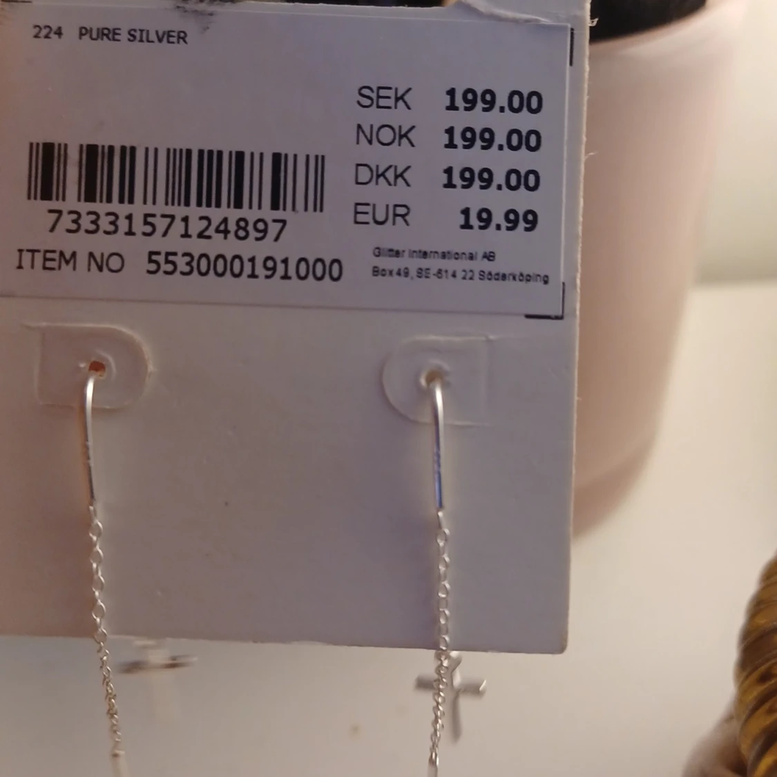 Kors örhängen - 90