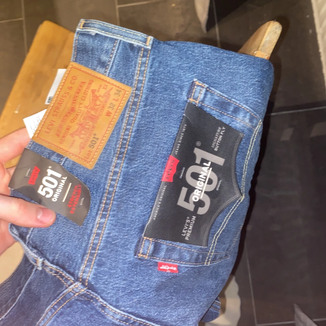 Levis 501 blå - 90