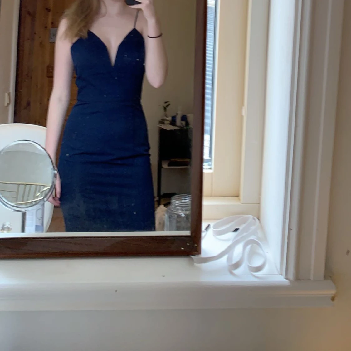 Balklänning marinblå - 90