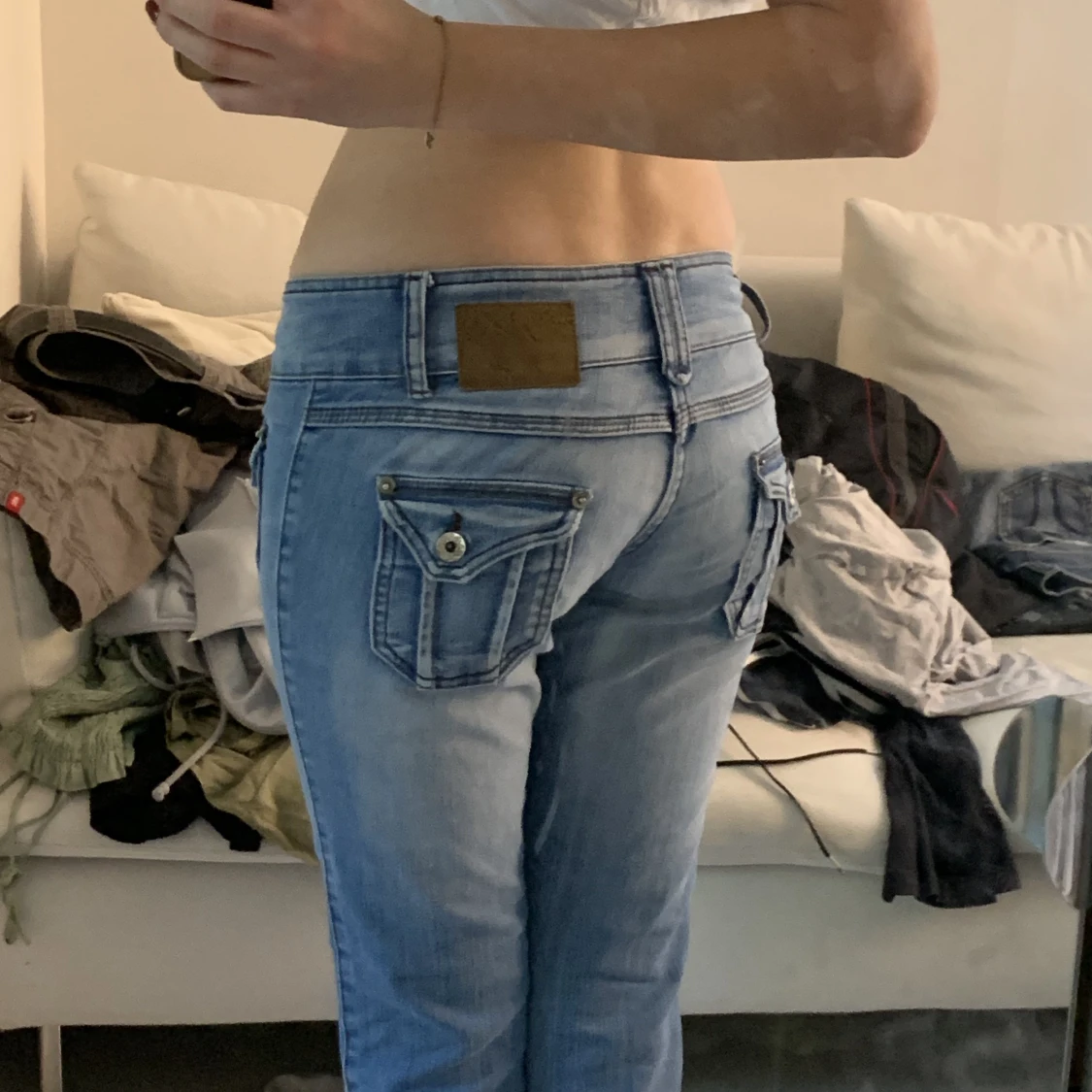 Lågmidjade jeans  - 91