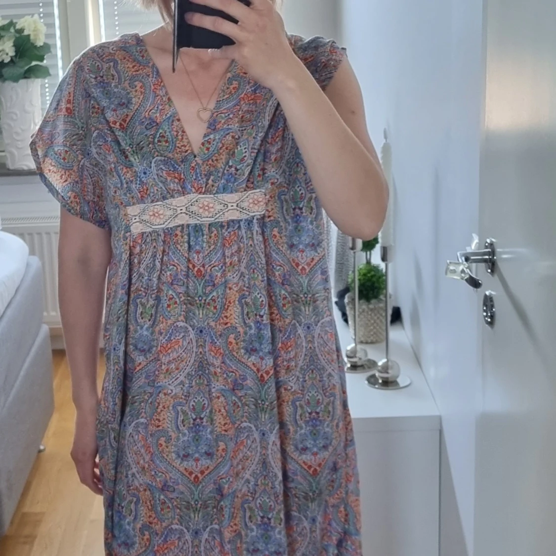 Lång kaftan från flash. Strl S. - 91