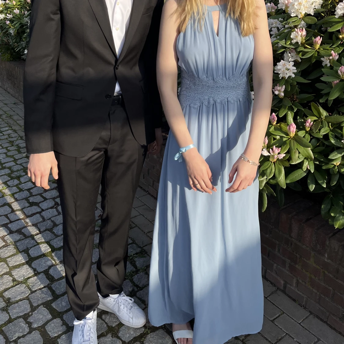 Ljusblå Balklänning  - 90