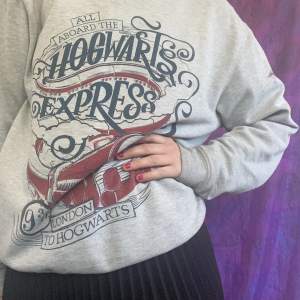Mysig oversized Harry Potter-tröja med ”Hogwarts Express” tryck på framsidan. Köpt på Harry Potter Word i London