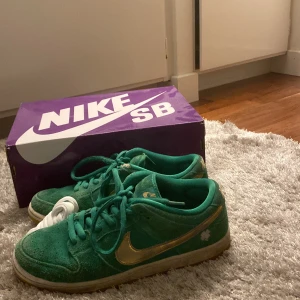 Nike sb dunk low pro - Säljer ett par nike dunks jag köpte för ett tag sen skorna är lite slitna och tappat färg men inget överdrivet låda och oanvändas skosnör ingår