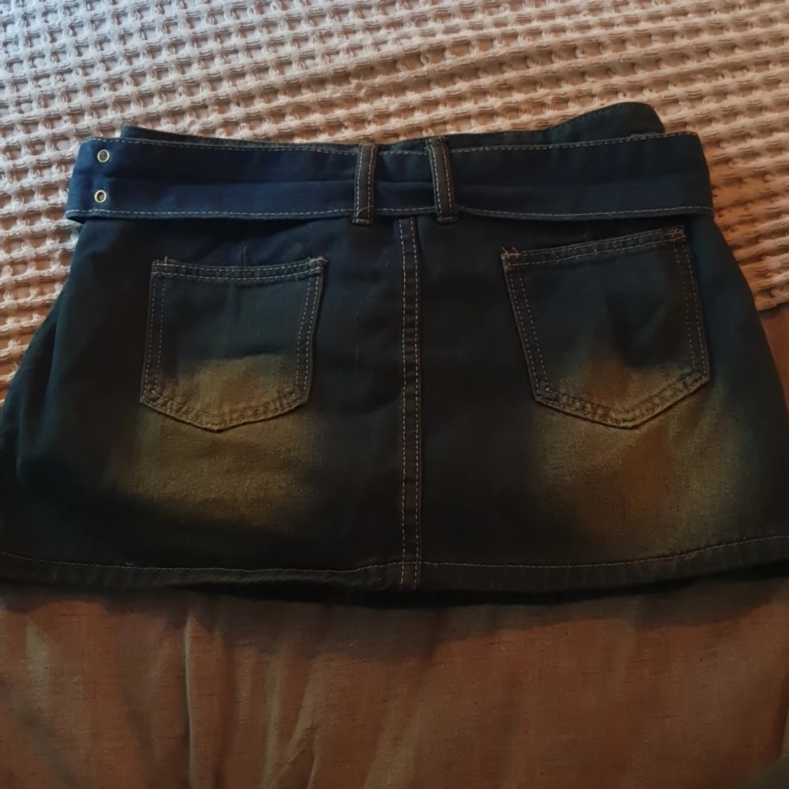 Y2k vintage belted skirt - 91