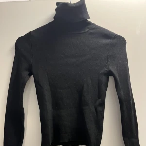 Svart polotröja Zara - Svart polotröja från zara i stl S, nästan aldrig använd 