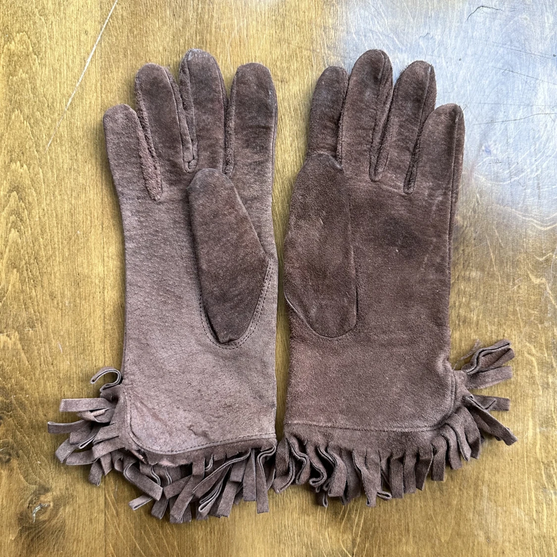 Vintage Läderhandskar - 90