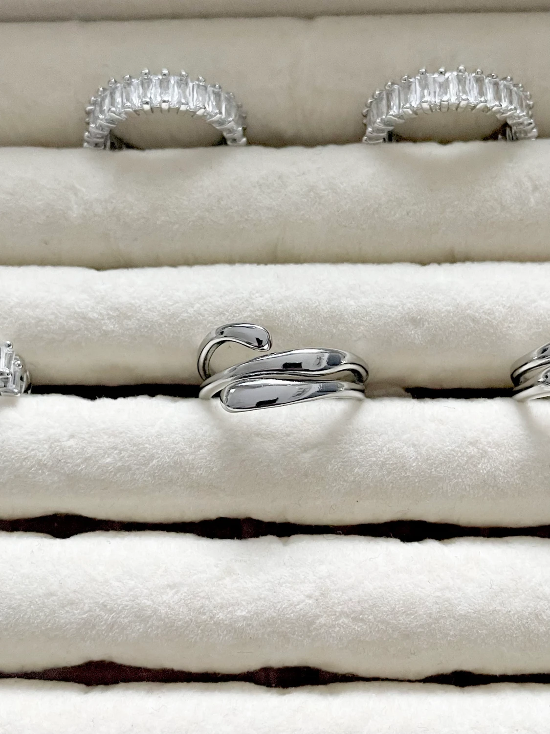 Silver pläterad ring 