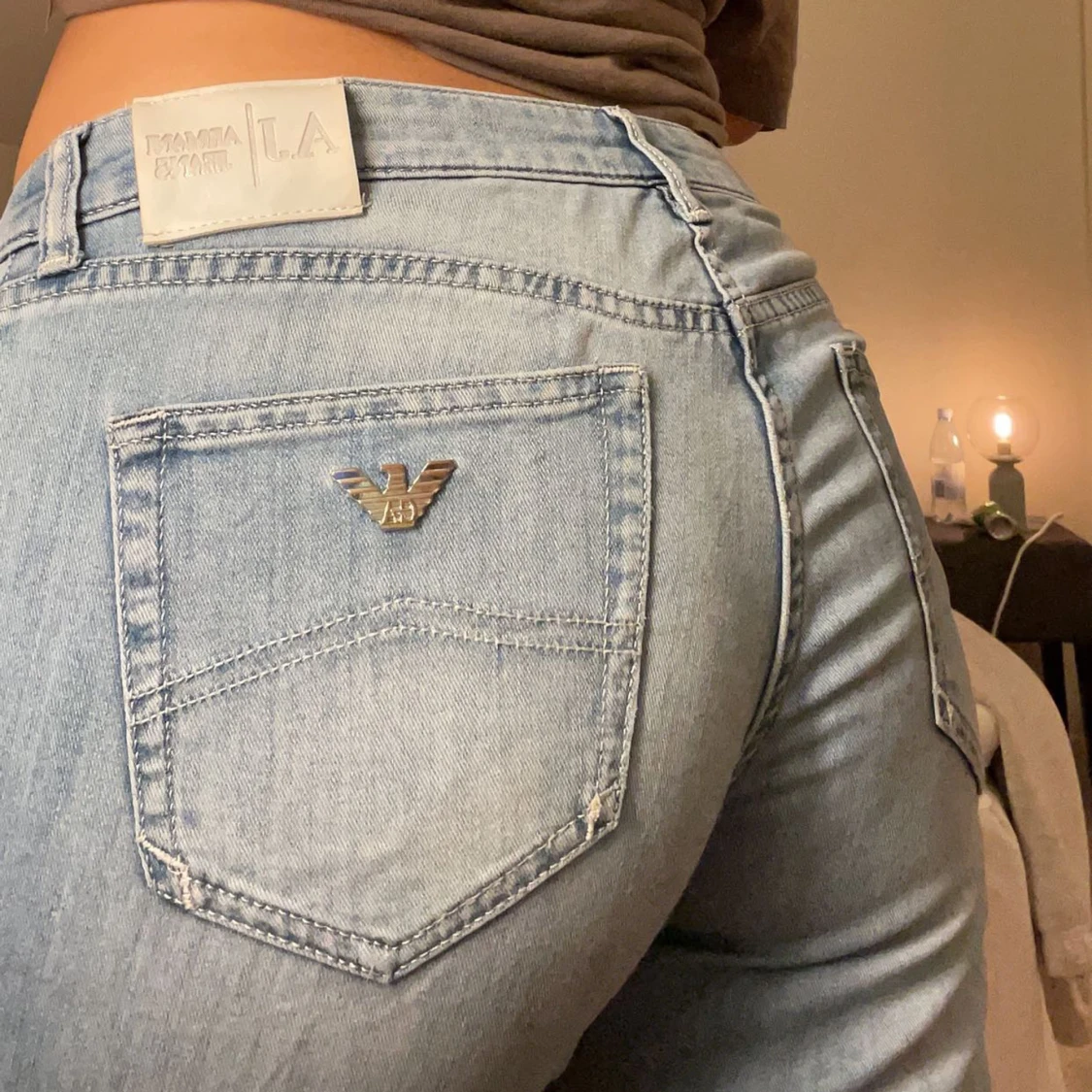 Lågmidjade jeans armani - 90