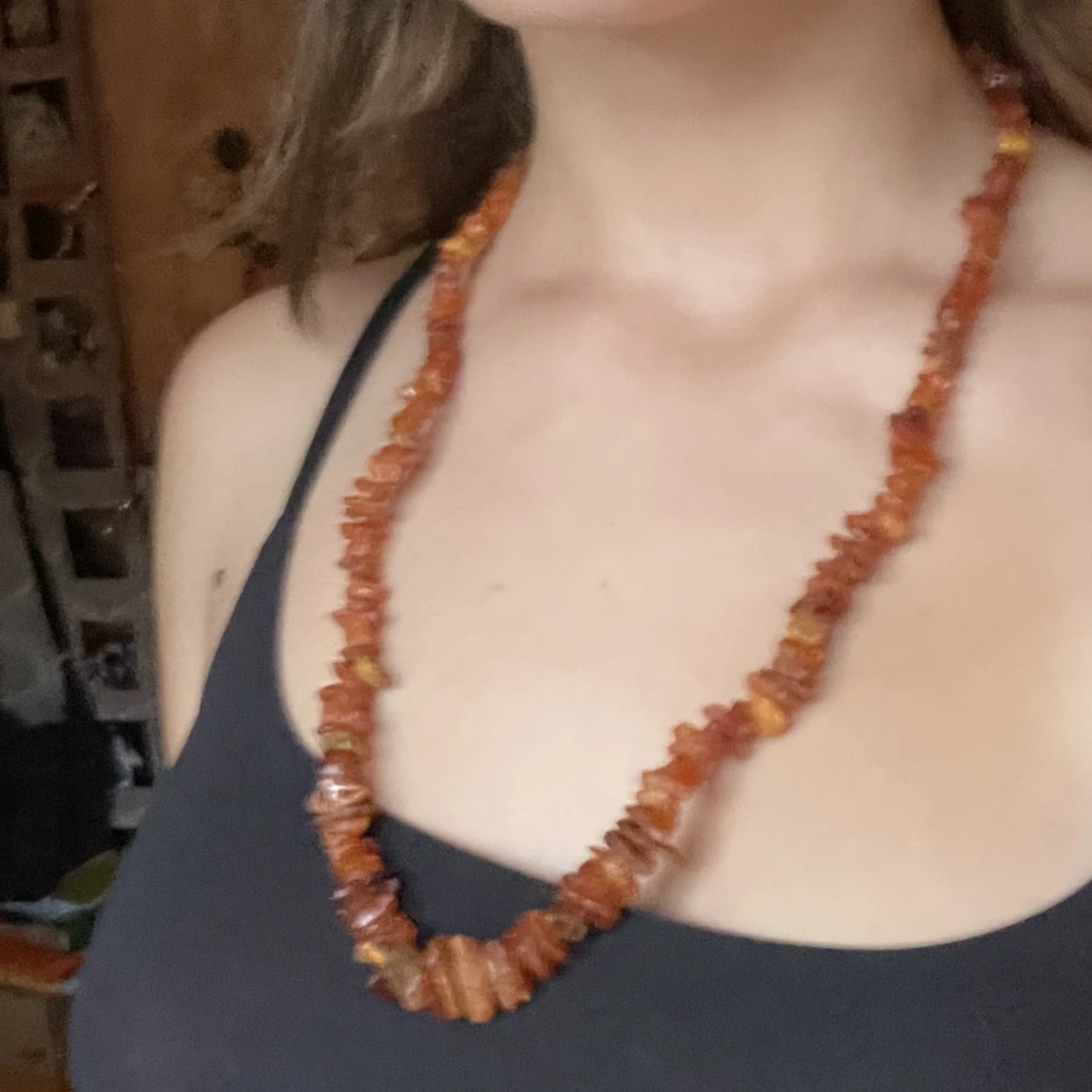 Bärnsten halsband - 90