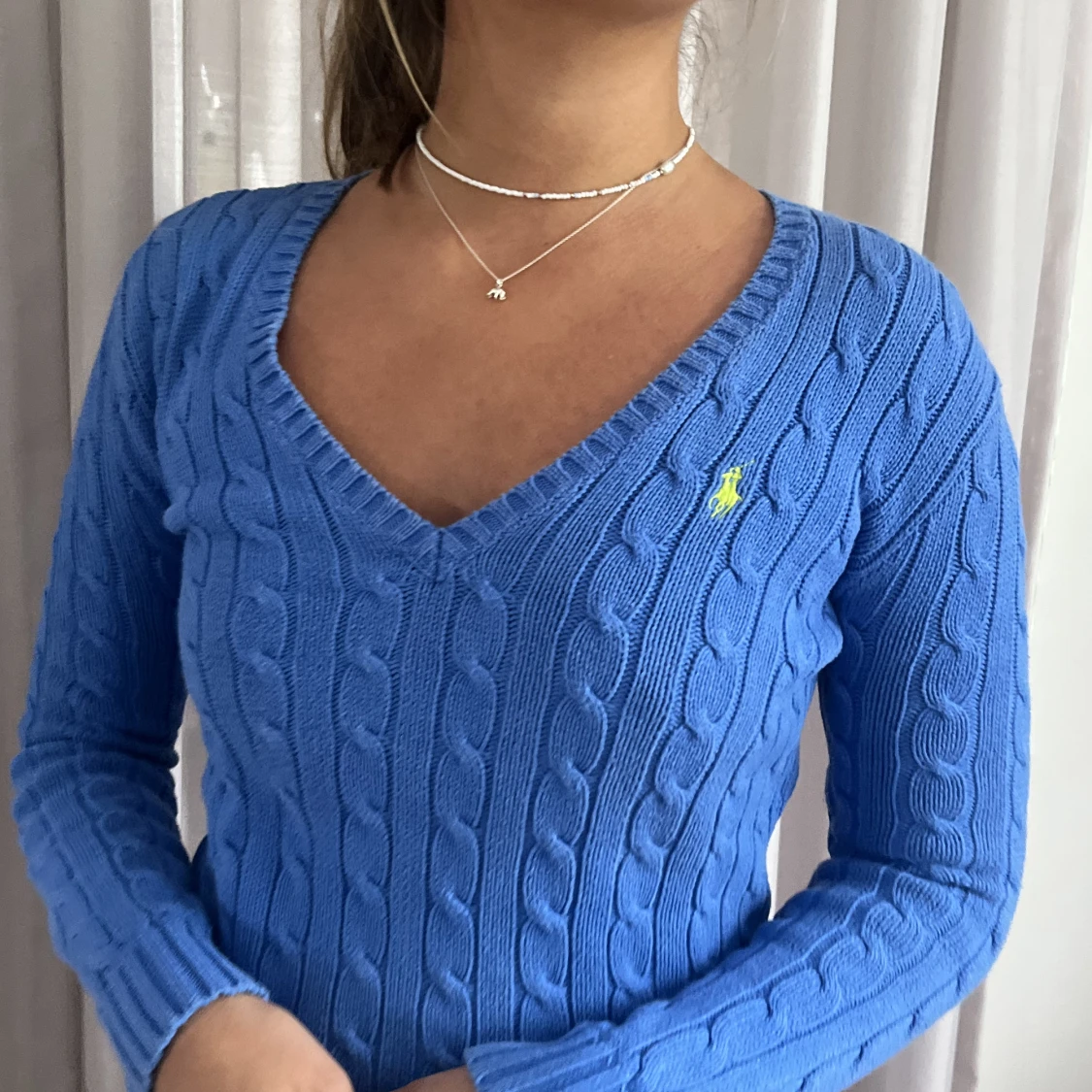 Ralph Lauren sport stickad tröja