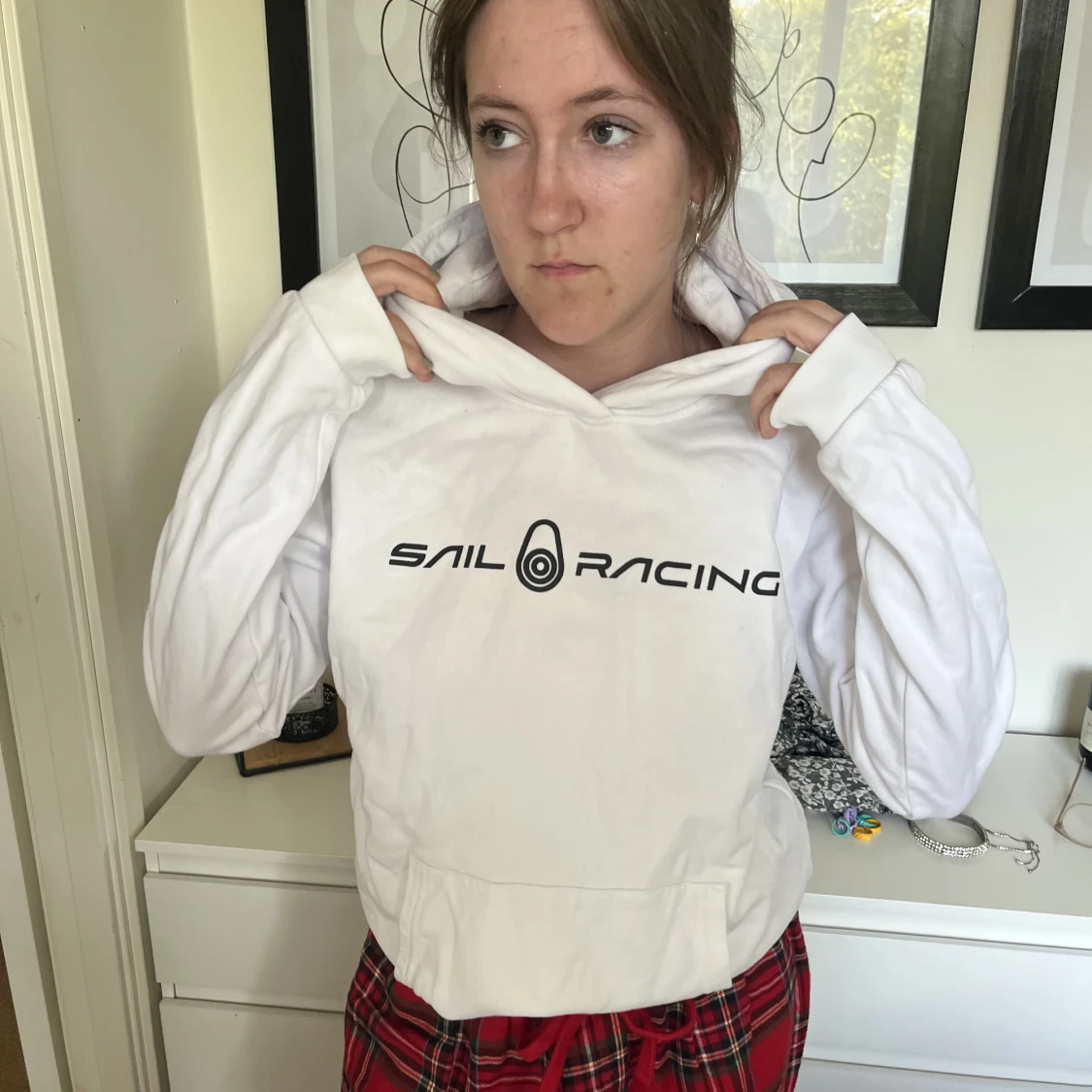 Sail Racing Hoodie vit