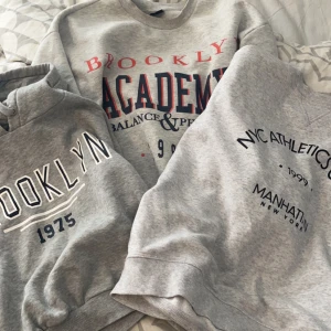 Hoodies - Säljer dess 3 gråa hoodies. Alla i strl S och inte använda mycket alls. Super fina och sköna. Kan säljas som paket pris eller styckvis. Priset är för alla men man kan köpa styckvis för 60/styck 25 för den i mitten som är lite nopprig. 