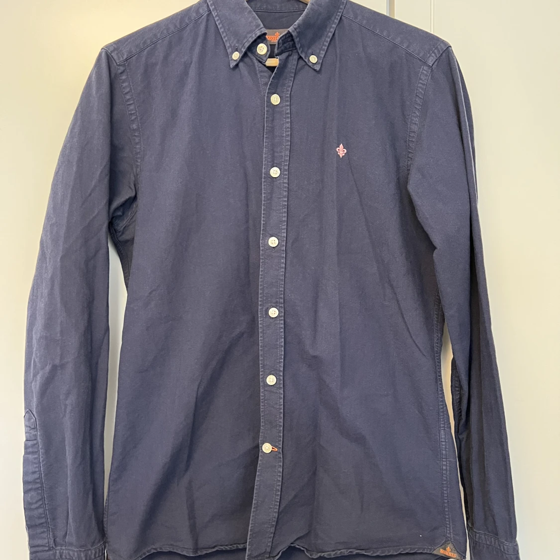 Skjorta, marinblå, Morris, 37/38 (S) 