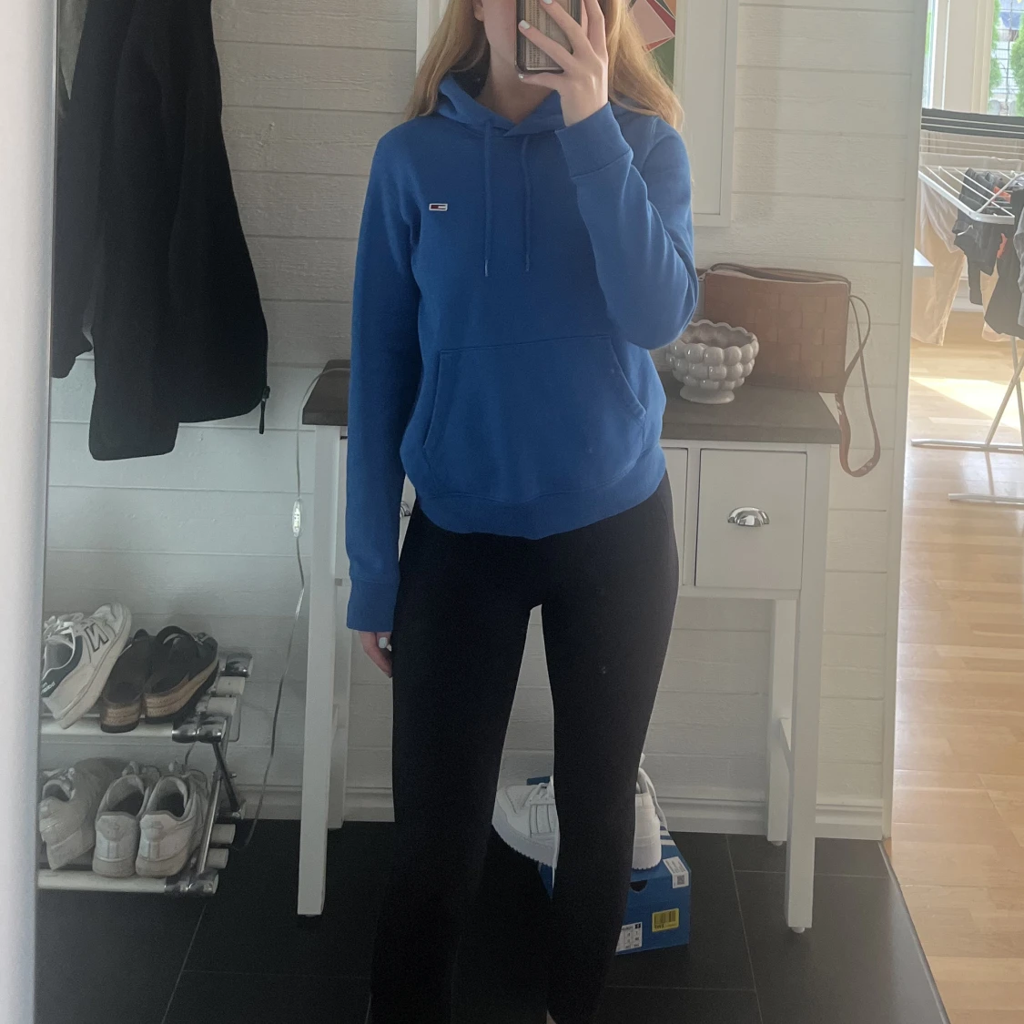 Blå Tommy Hilfiger hoodie - 91