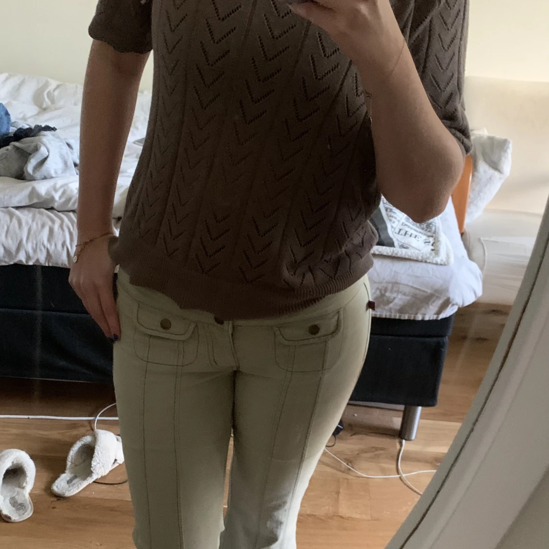 Lågmidjade jeans  - 90