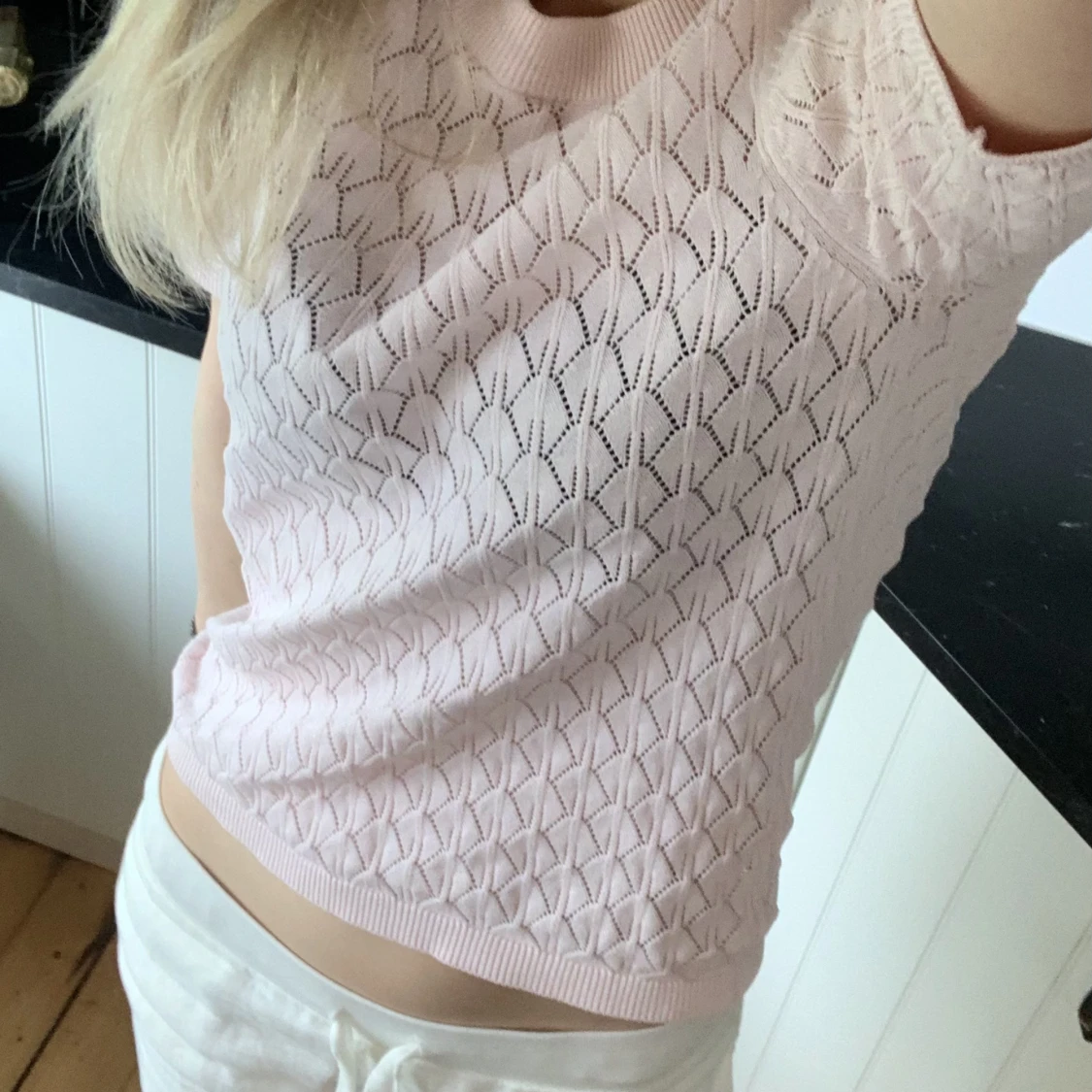 Rosa Stickad💓😍