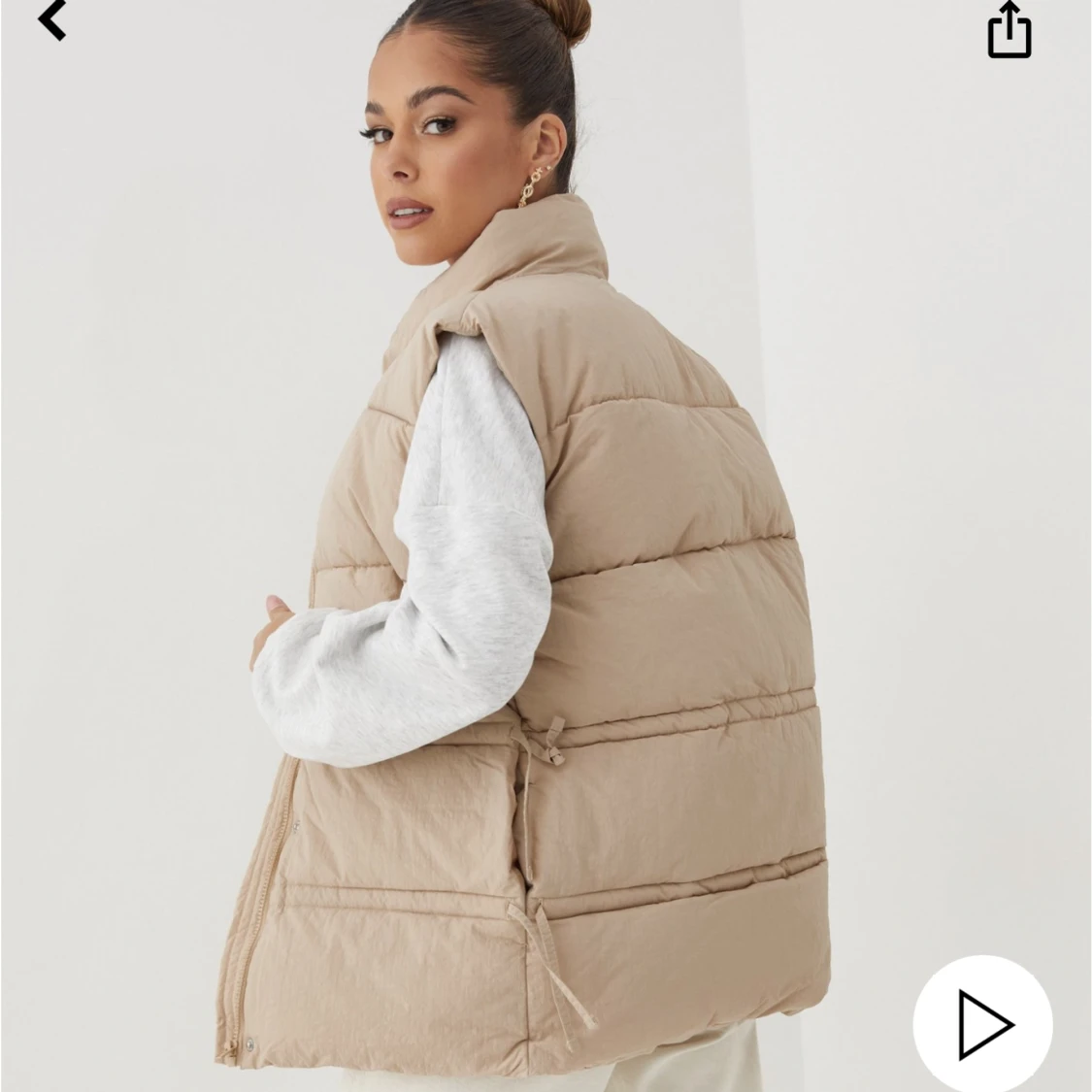 begie väst från missgudied - 90