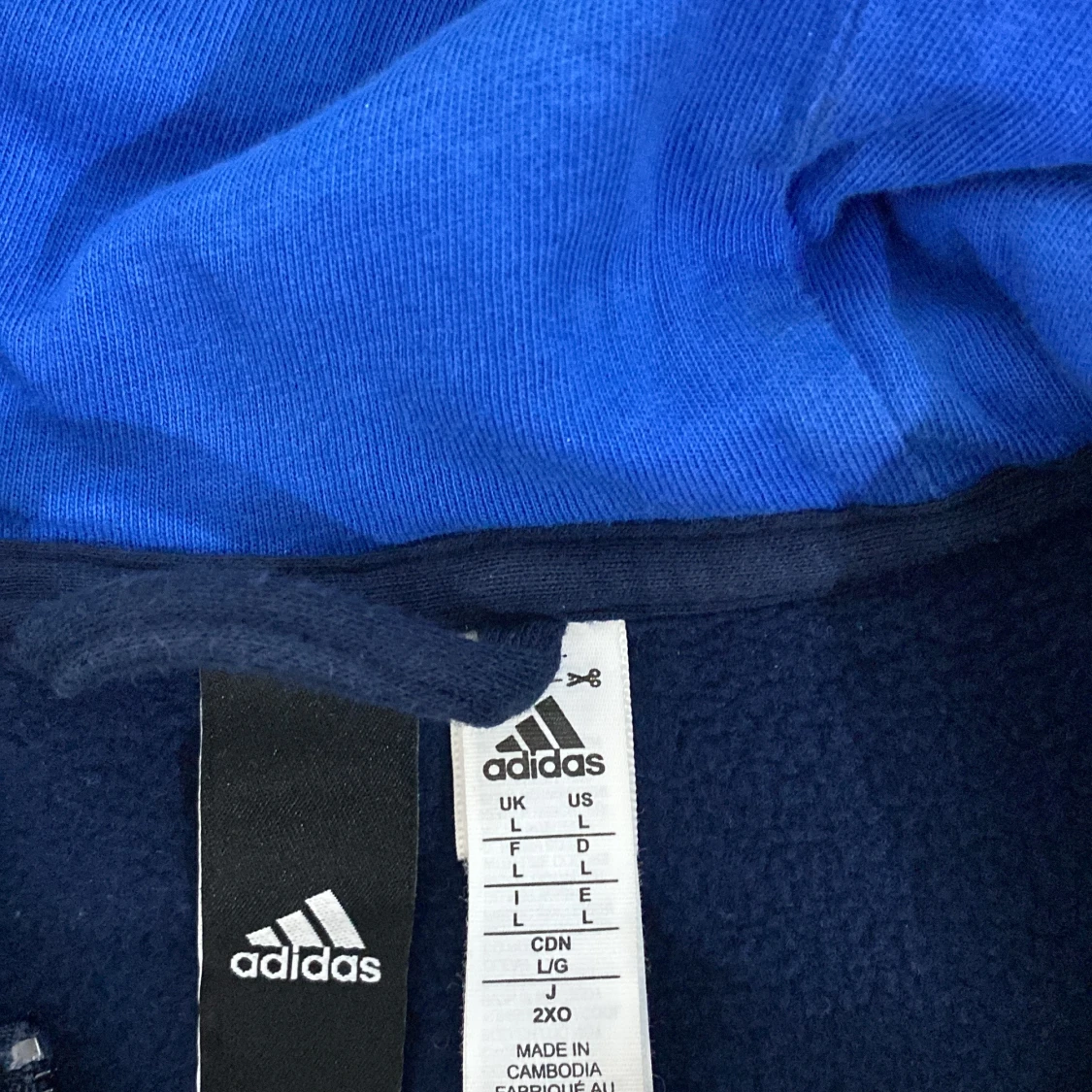 Adidas Kofta / Hoodie, storlek L - 91