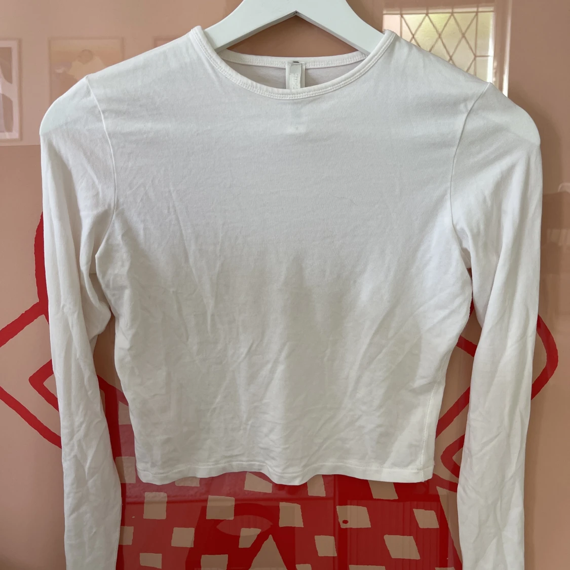 SKIMS vit långärmad tröja - 91