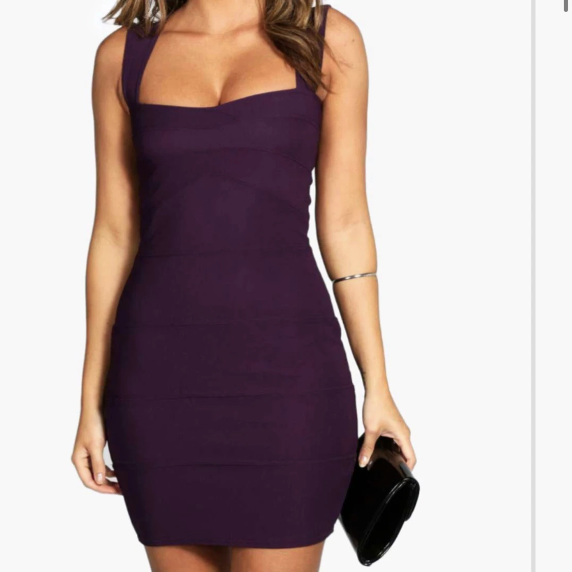 Lila klänning i strl 36