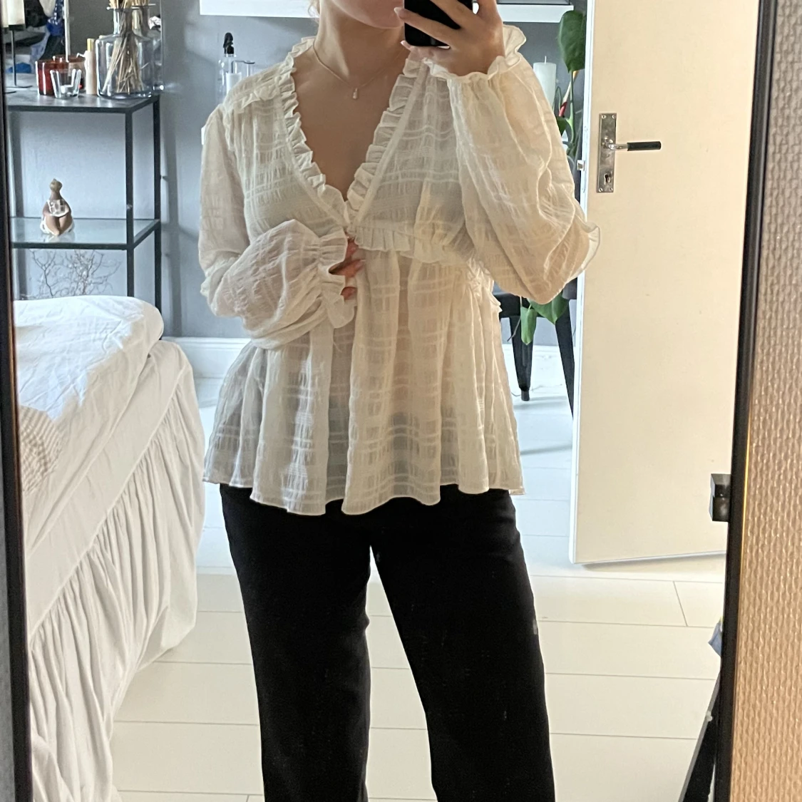 Vit blus