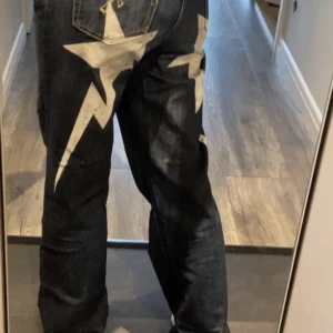 Y2k jeans med tryck  - Y2k jeans med tryck 