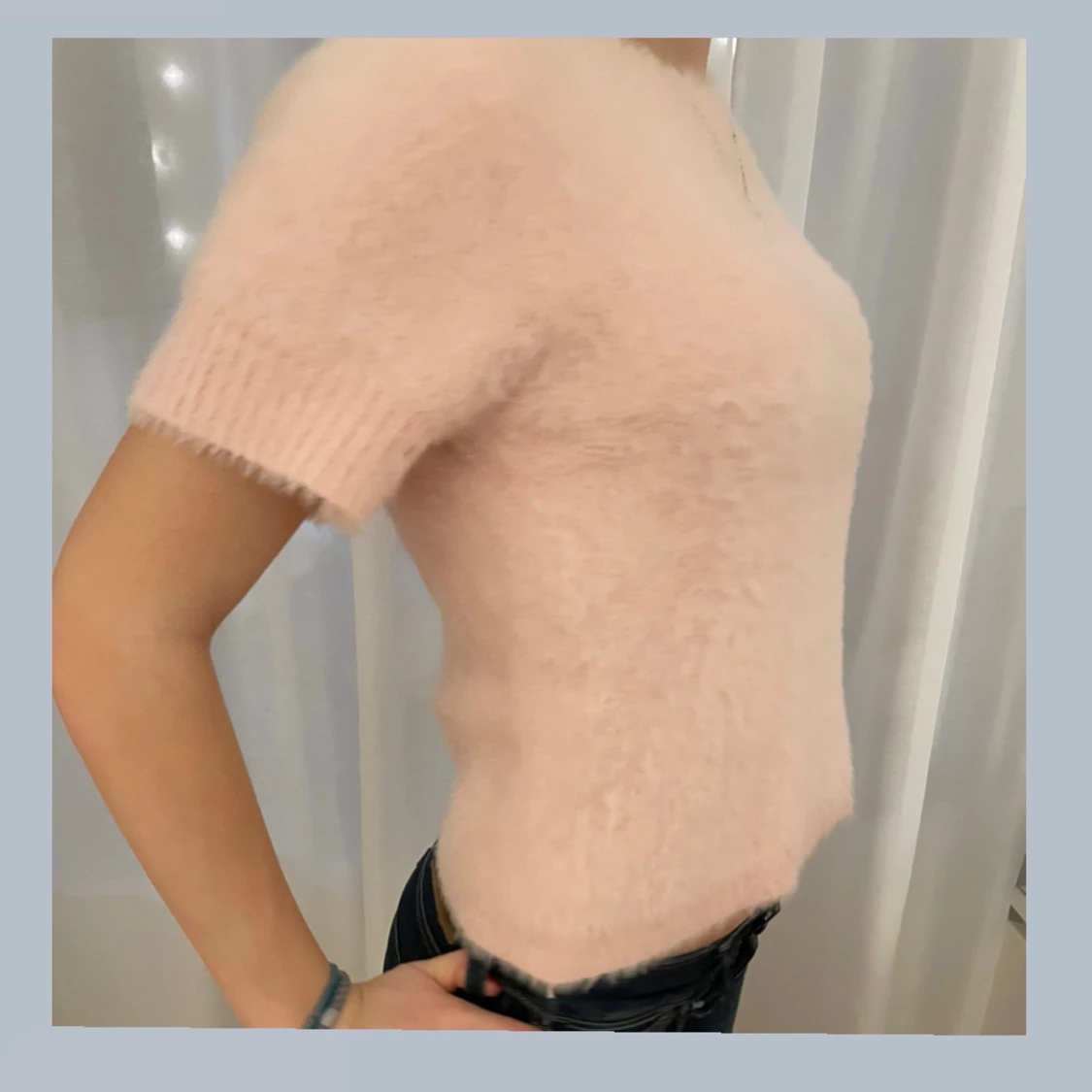 Stickad t-shirt - 90