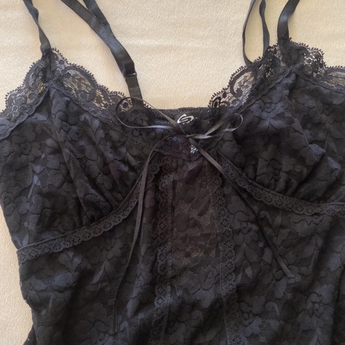 Vintage spets topp - 90